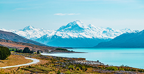 印象新西蘭 凱庫拉觀鯨+奧馬魯企鵝歸巢+冰川直升飛機（含雪降）12天